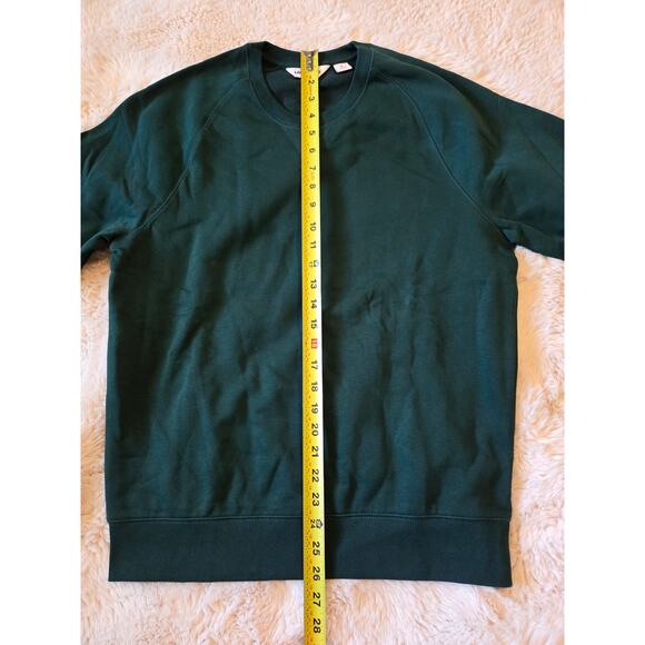 Lands End Green Crewneck Pullover sweatshirt size Small - Picture 2 of 5